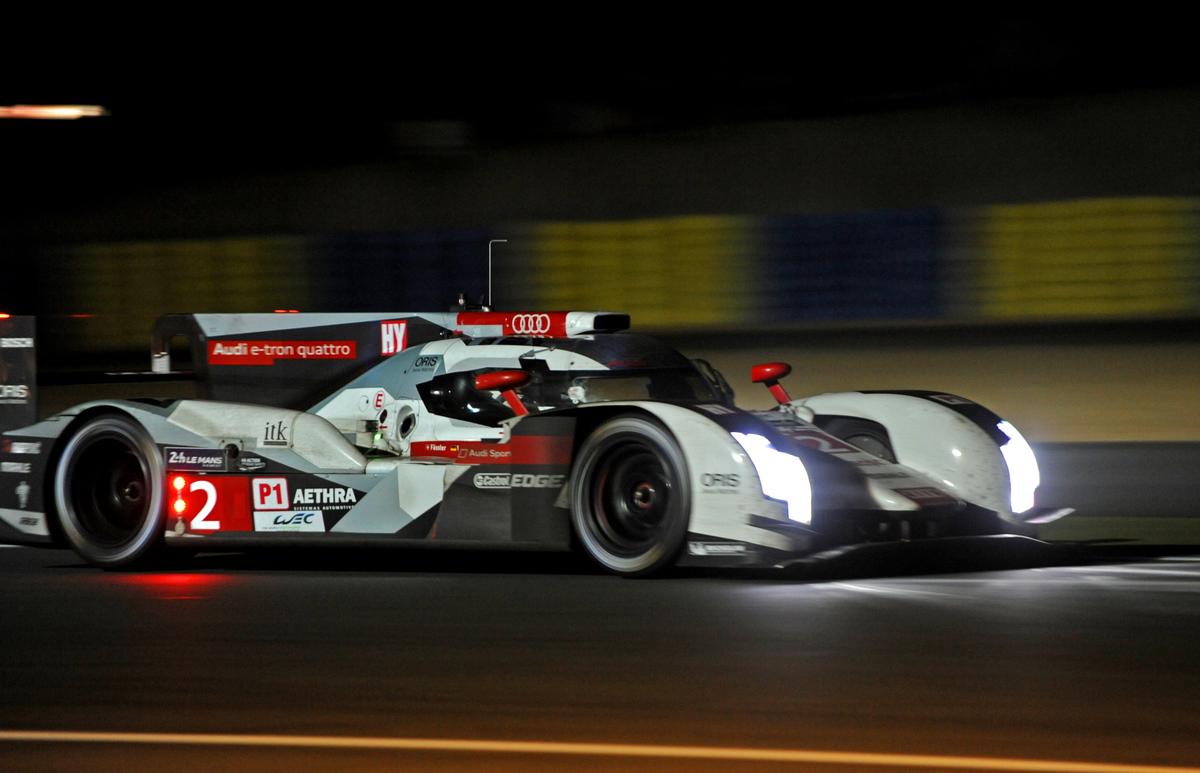 Leading #2 Audi Into Garage With Eight Hours Left at Le Mans