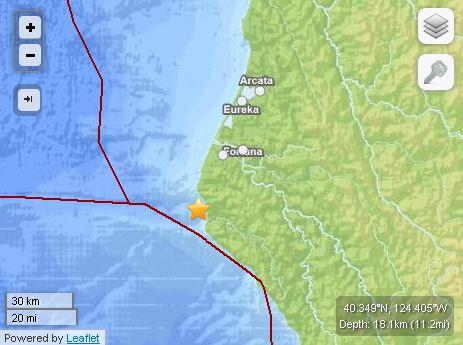 Earthquake Today in California: 4.2 Quake Hits Near Ferndale, Fortuna, Eureka, Bayside