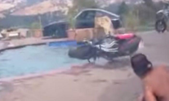 WorldStarHipHop: Video Shows Guy Dropping Two Motorcycles in Pool
