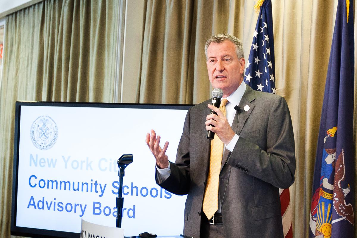 De Blasio Shifts Focus to Community Schools