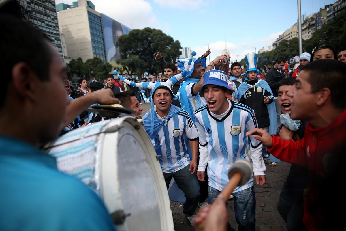 Argentina Celebrates Team Spirit