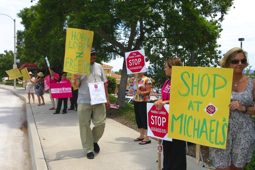 Protesters Say Hobby Lobby Violates Employees’ Religious Freedom