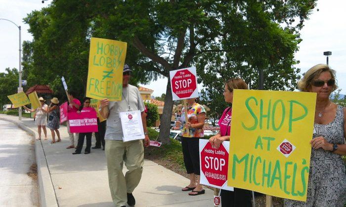 Protesters Say Hobby Lobby Violates Employees’ Religious Freedom