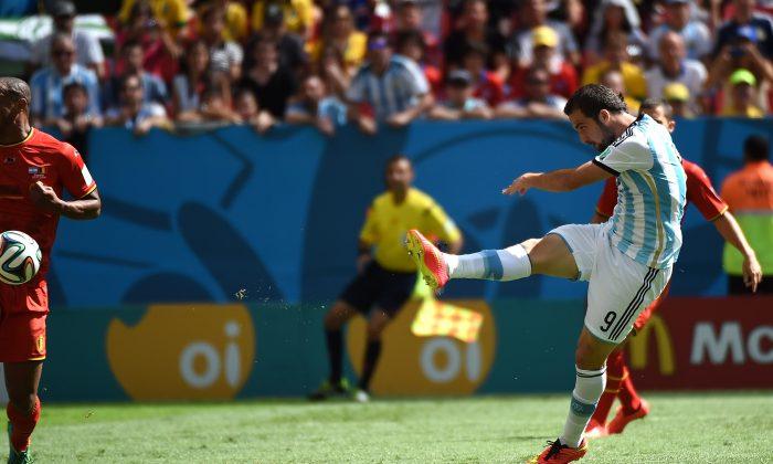Gonzalo Higuain Goal Video: Watch Argentina Striker Score Against Belgium Today