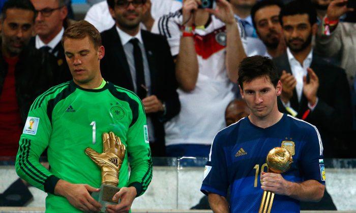 2014 World Cup Golden Ball, Golden Boot, Golden Glove, Best Young Player Awards: Lionel Messi, James Rodriguez, Manuel Neuer, Paul Pogba are the Winners