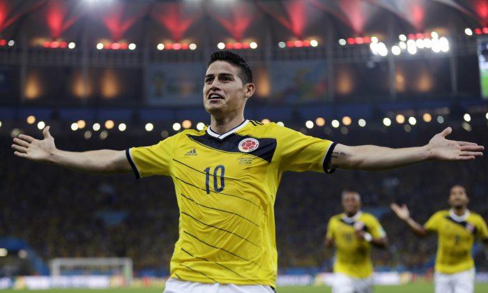 James Rodriguez Transfer Latest News 2014: Real Madrid Pay Fee of 80 Million Euros for Colombia Golden Boot Winner