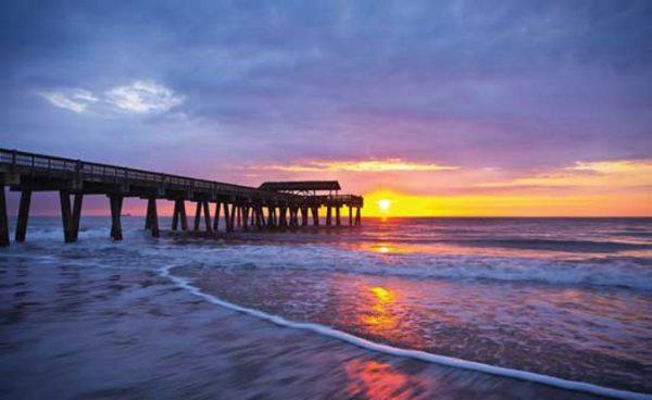 The sun sets on Tybee Island, Ga. (Tybee Island Tourism Council, Go World Travel)