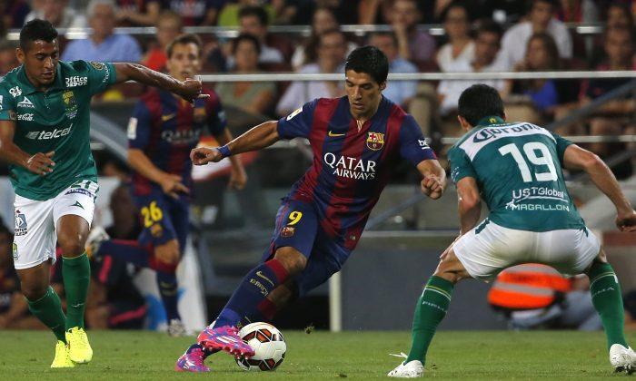 Luis Suarez Barcelona Debut Video: Former Liverpool Striker Makes Appearance in 6-0 Thrashing of Leon