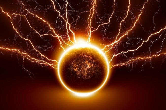 Did a Giant Cosmic Lightning Bolt Hit Mars? Could One Hit Earth?