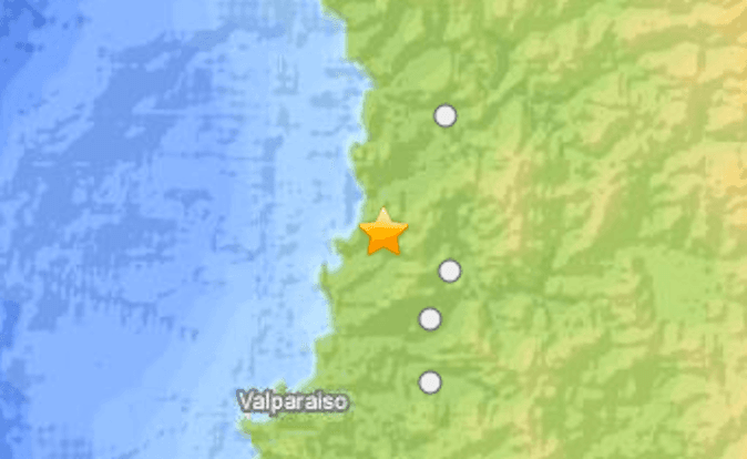 Earthquake Today in Chile: Magnitude 6.6 Quake Hits Valparaiso, Near Hacienda La Calera.