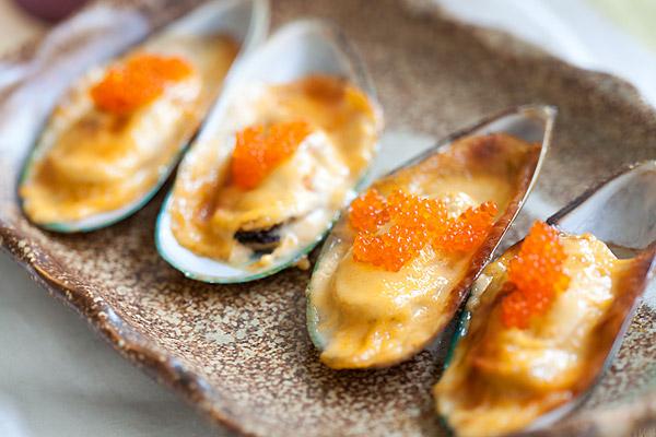 Recipe: Cheese-Mayo Baked Mussels