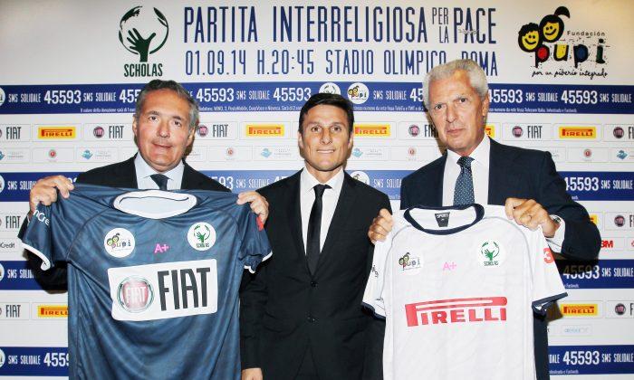 Javier Zanetti XI vs World XI Match for Peace 2014: Live Stream, TV Channel, Date, Start Time of Interreligious Peace Match 