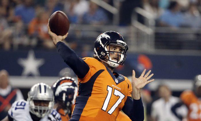Who Is Brock Osweiler? Peyton Manning Benched for Broncos Backup Quarterback