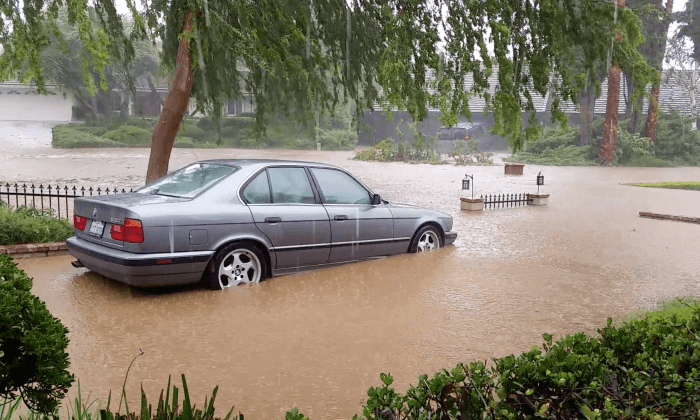 Hurricane Rains Bring Flash Flooding to So California