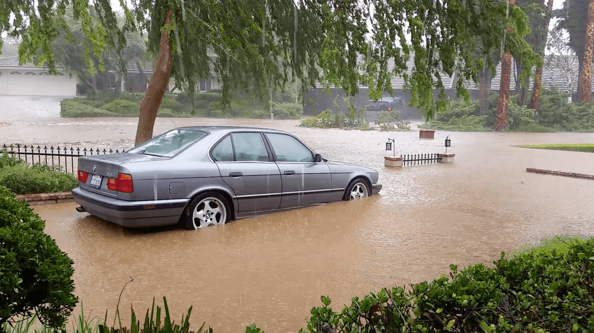 Hurricane Rains Bring Flash Flooding to So California