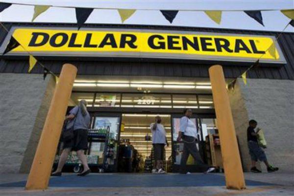 Customers exit a Dollar General store, in San Antonio. (Eric Gay/AP Photo)