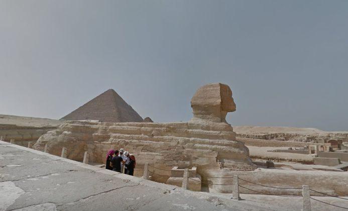Google Maps Street View Has Pyramids, Sphynx, and Ancient Egypt Monuments Now
