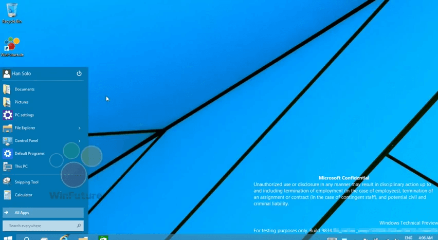 Windows 9 Release Date: Start Menu Revealed in New Leaked Windows ‘Threshold’ Video