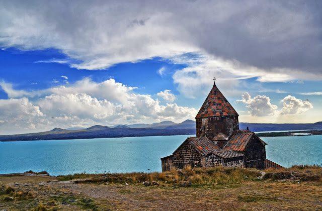 Lake Sevan and Armenian Countryside 