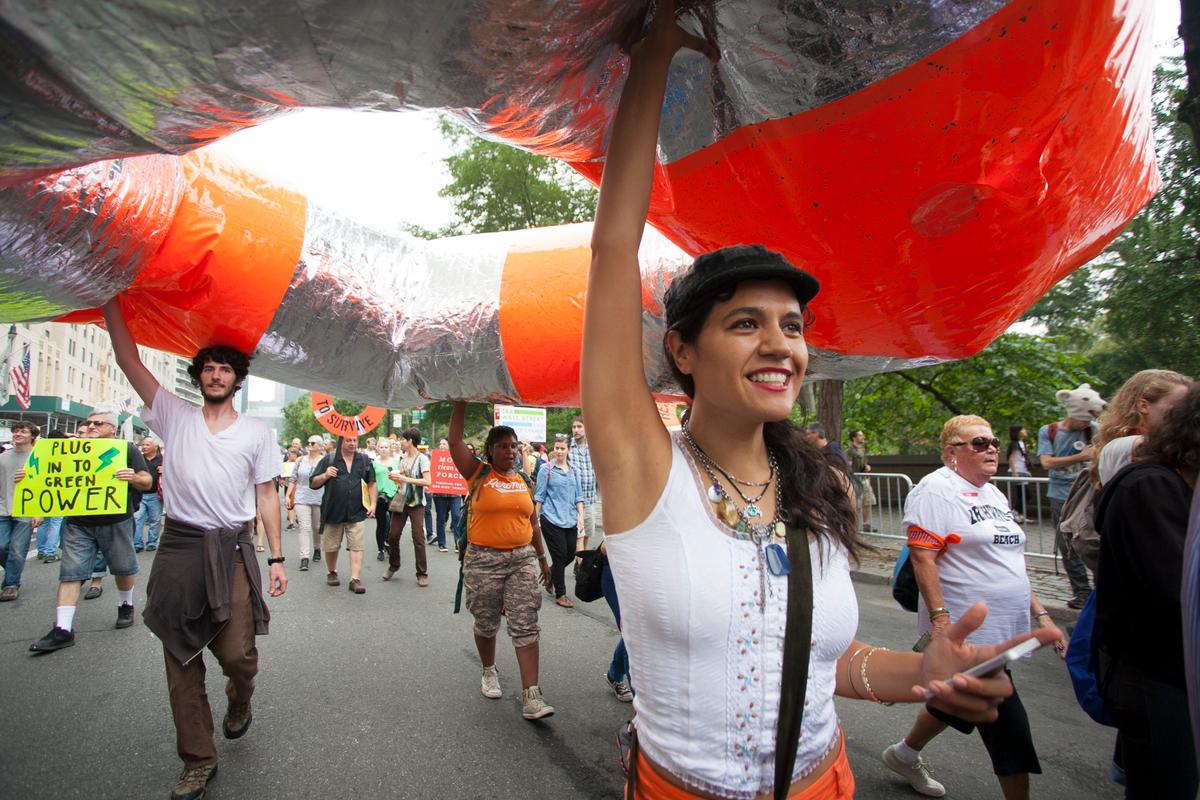 400,000 People of All Stripes Register Climate Change Concerns in NYC