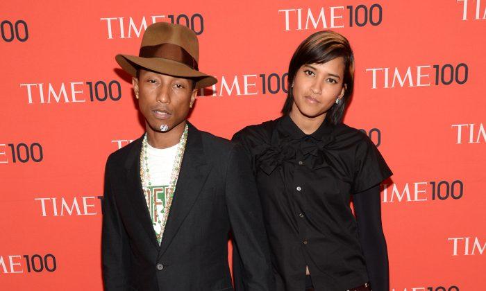 Pharrell Williams Wife Helen Lasichanh and Son Rocket Man Williams (Photos)