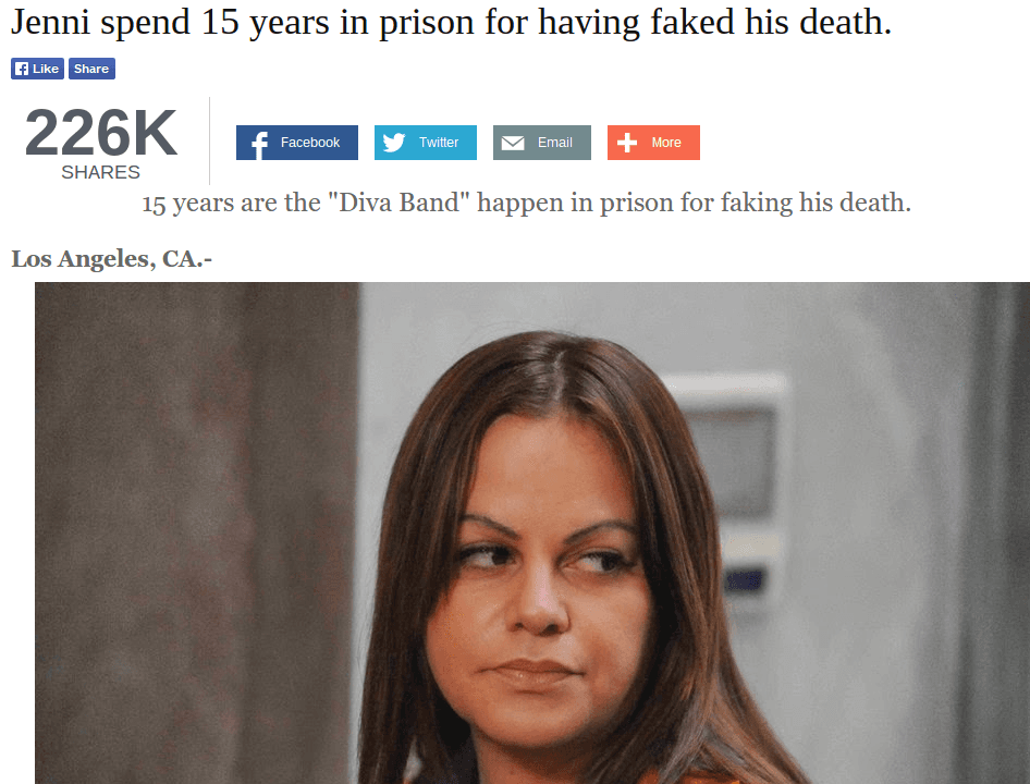 Jenni Rivera Alive? Hoax Report Claims Singer Faked Death, isn’t Dead