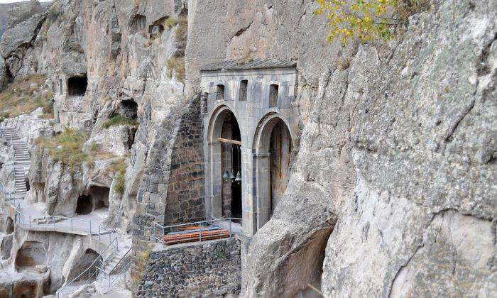 Cave Monastery Carved in Rock