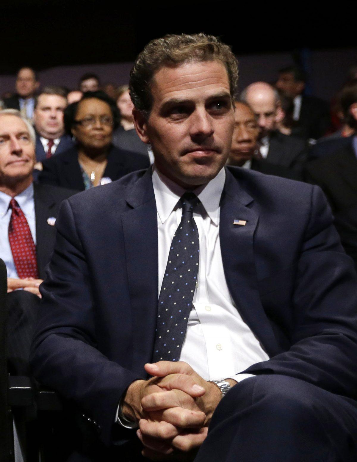 Hunter Biden waits for the start of the his father's, Vice President Joe Biden's, debate at Centre College in Danville, Ky., on Oct. 11, 2012. (Pablo Martinez Monsivais/AP Photo)