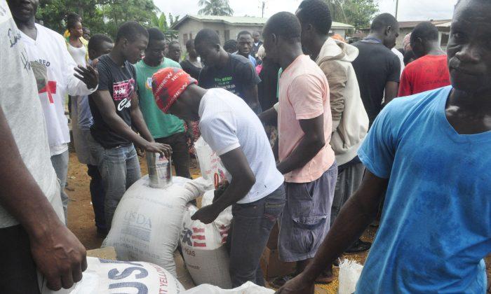Food Deliveries in Sierra Leone to Fight Ebola