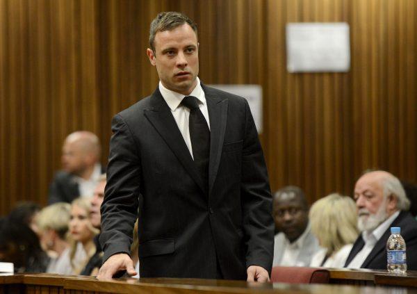 Oscar Pistorius arrives in court in Pretoria, South Africa, on Oct. 21, 2014. (Herman Verwey/Pool/AP Photo)