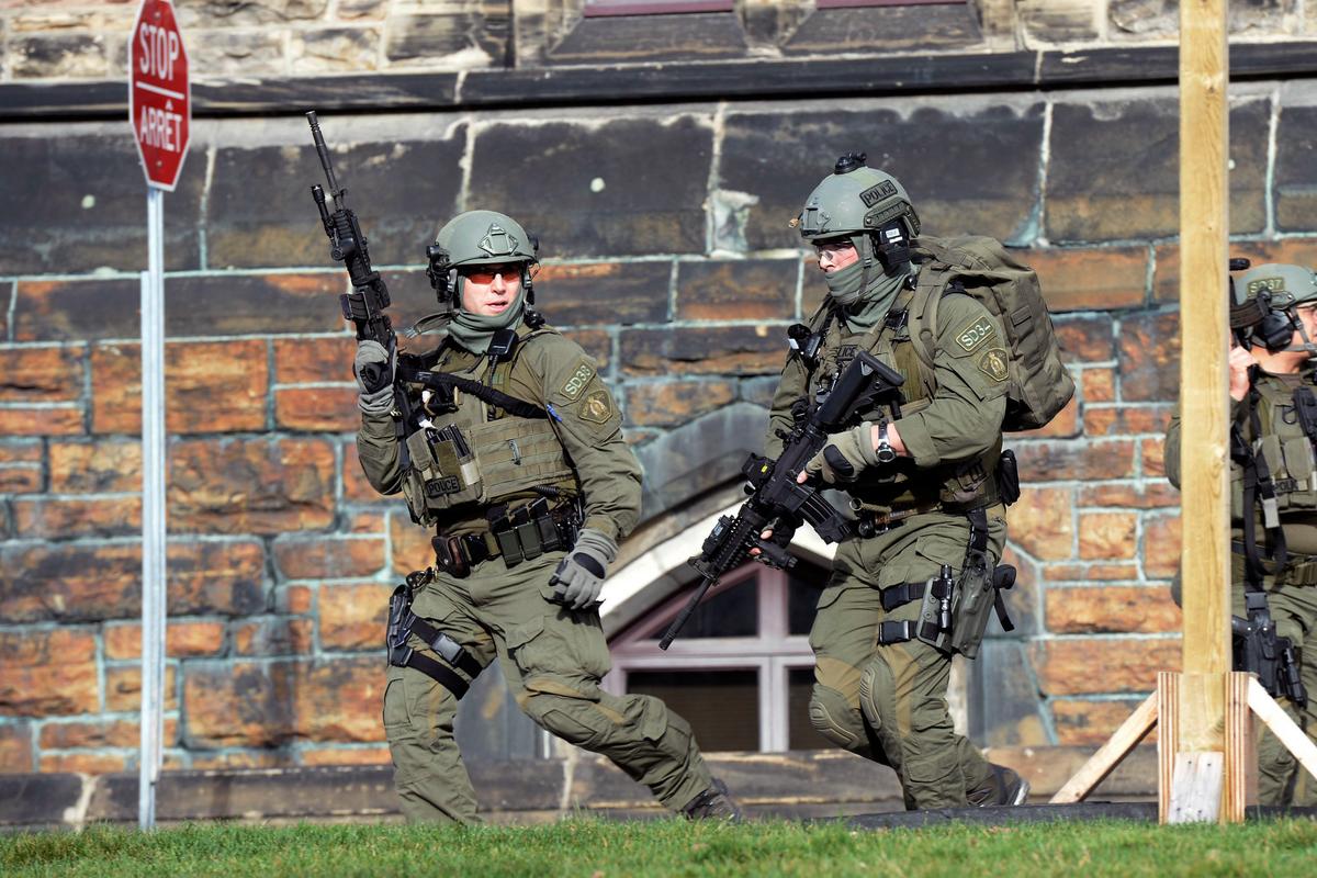 Canada Parliament: Video Shows Gunshots as One Soldier Shot and a Gunman Killed