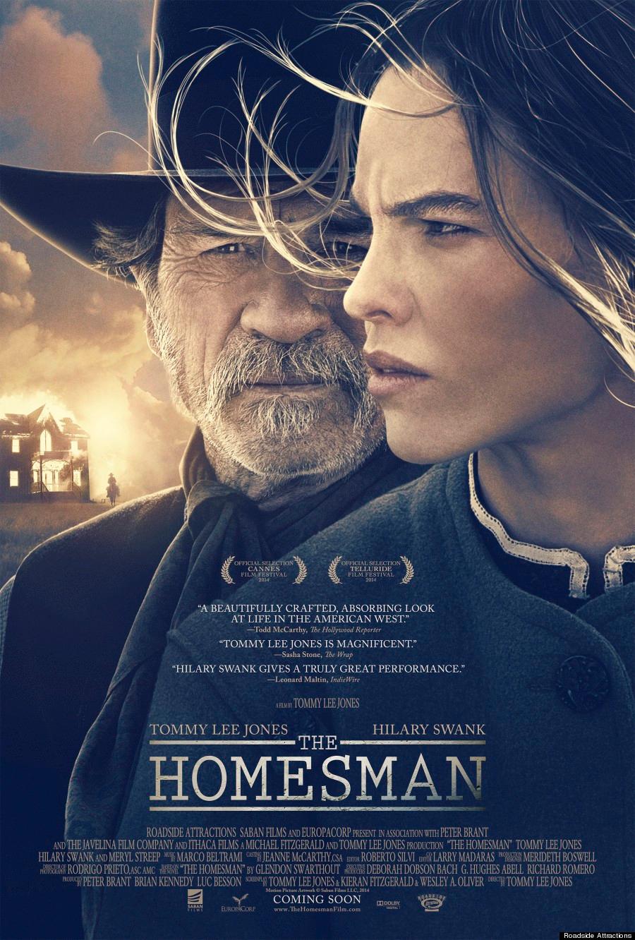 Movie poster for "The Homesman."