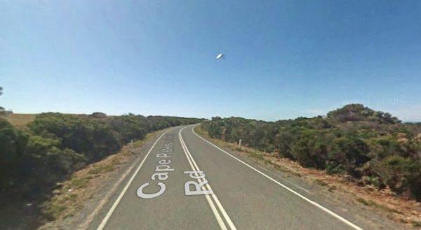 A UFO was captured over Victoria, Australia, on Google Earth, according to bloggers. (Google Street View)