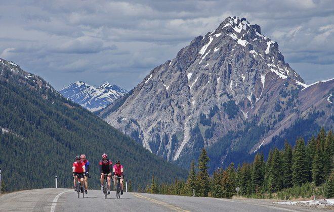 Biking the Highest Public Road in Canada