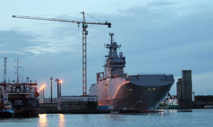 France Suspends Delivery of Warship to Russia