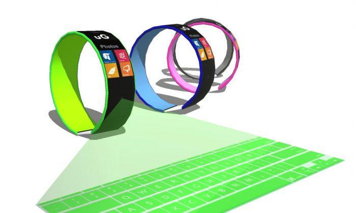Ultra-Futuristic Smartwatch Design: Holographic Keyboard, Graphene Body