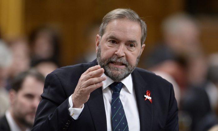 NDP Government Would Revive Gun Registry, Without the Flaws: Mulcair