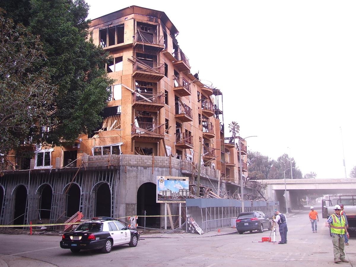 Federal Agents Begin Investigations Into Huge Downtown LA Construction Fire