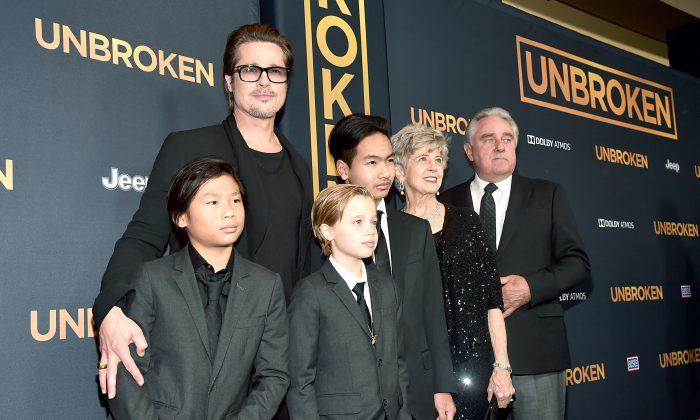 Brad Pitt and Kids Fill In for Sick Angelina Jolie at LA Unbroken Premiere