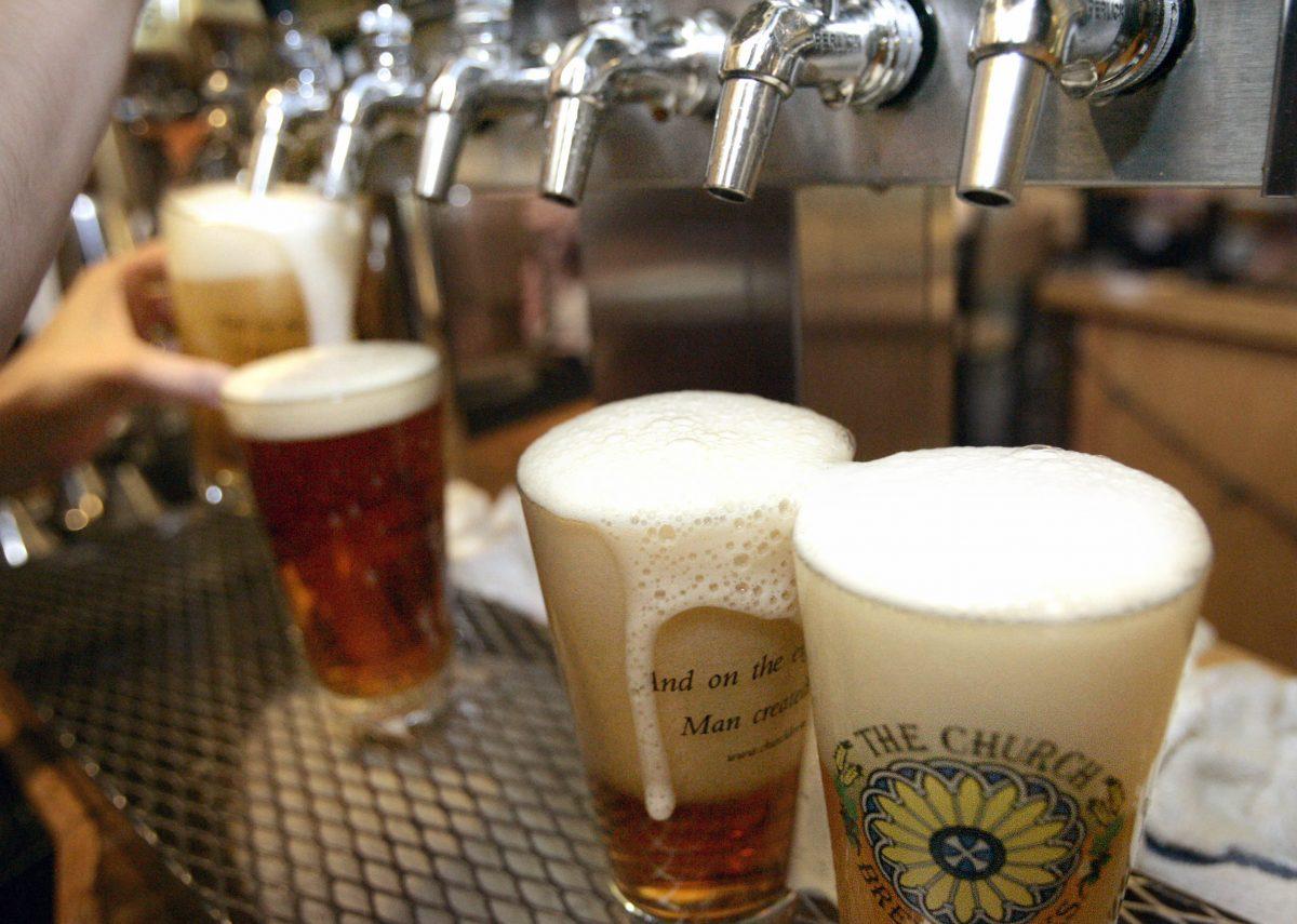 Draft beers. (AP Photo/Keith Srakocic)