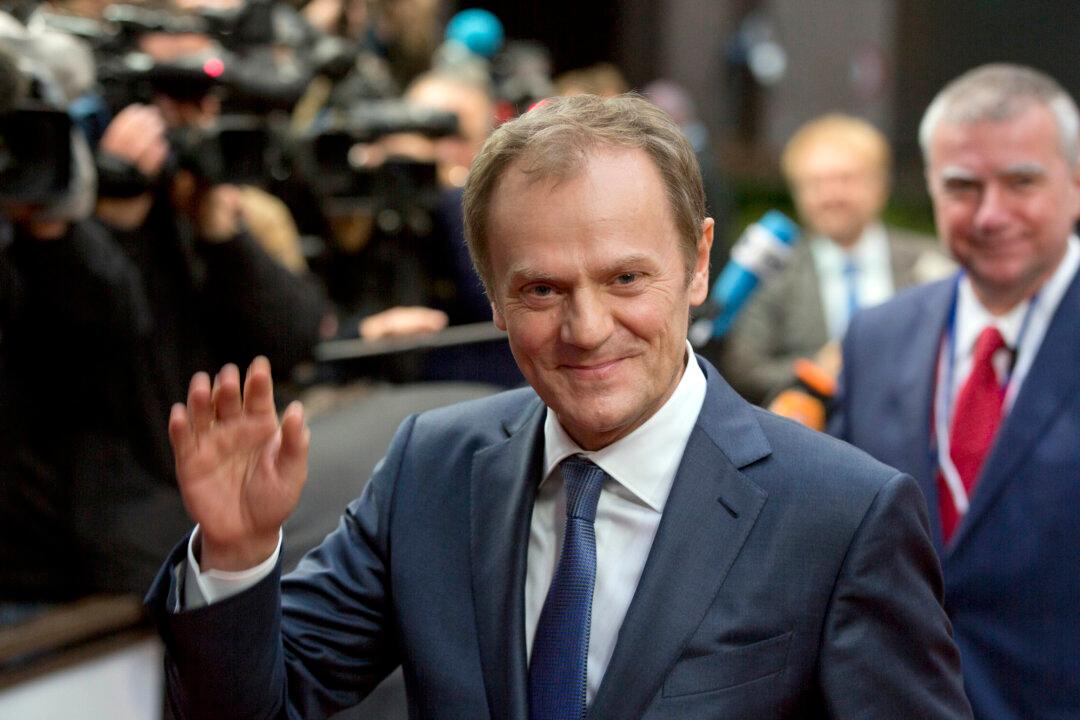 EU Chief Tusk Urges Tough Line on Russia Sanctions