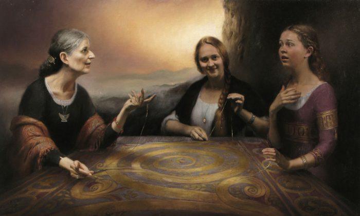Painter Spotlight: Cornelia Hernes and 'The Tapestry of Life'
