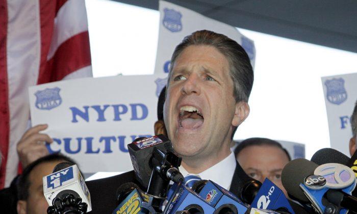 NY Police Union Leader Well Known for His Bite