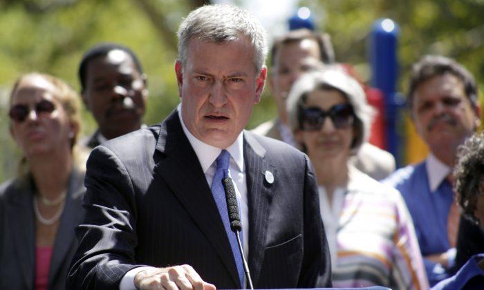 Despite Stormy Relations, NYC Mayor Bill de Blasio Outlines Positive Vision of NYPD