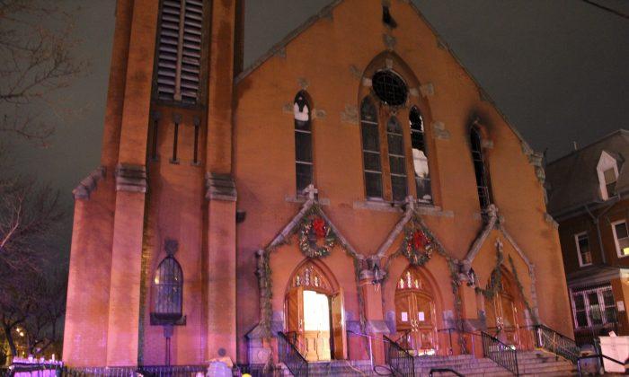 Fire in Catholic Church Brings Pain to the Corona Community