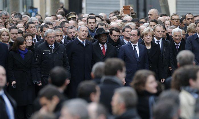 World Leaders Head Paris March to Honor Terror Victims
