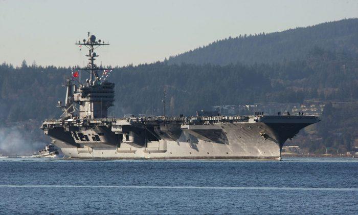 US Nuclear-Powered Aircraft Carrier Heads to Sea