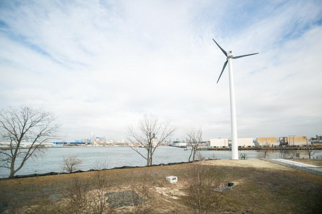 Massive Wind Turbine Crowns Sims Recycling on Brooklyn Waterfront