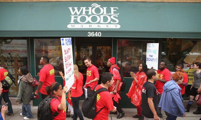 Animal Rights Activists Protest Whole Foods for Inhumane Egg Supplier