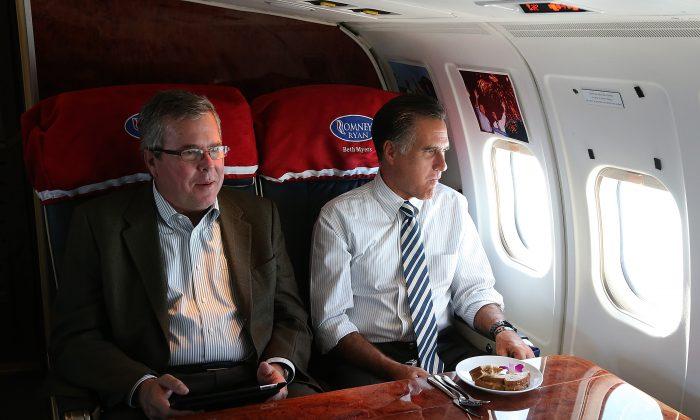 Romney and Bush Meet in Utah, but Don’t Expect a Joint-Ticket